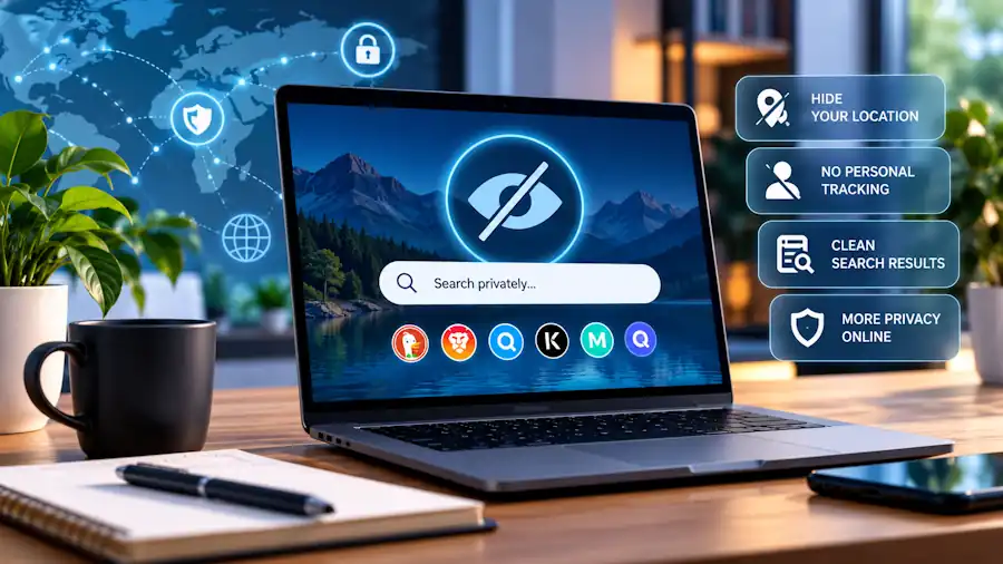 Private search engines vs VPNs: what each one protects